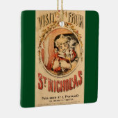 Bezoek van St. Nicholas Keramisch Ornament (Rechts)