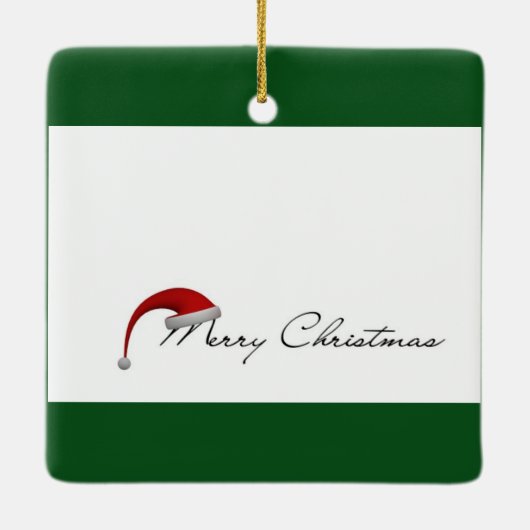 Bezoek van St. Nicholas Keramisch Ornament (Achterkant)