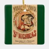 Bezoek van St. Nicholas Keramisch Ornament (Voorkant)