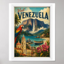 Bezoek Venezuela Reis Vintage