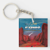 Bezoek Venus Vintage Poster Sleutelhanger (voorkant)
