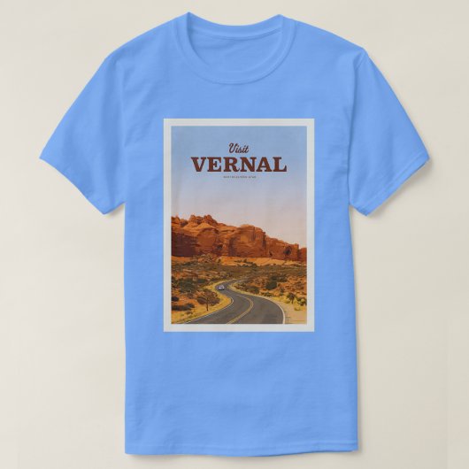 Bezoek Vernal T-shirt (Design voorkant)