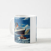 Bezoek verre landen koffiemok (Voorkant links)