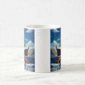 Bezoek verre landen koffiemok (Center)