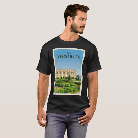 Bezoek Versailles T-shirt (Voorkant volledig)