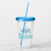 Bezoek Welaka Tumbler Acryl Drinkbeker (Achterkant)