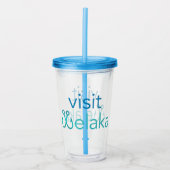 Bezoek Welaka Tumbler Acryl Drinkbeker (Voorkant)