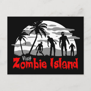 Bezoek Zombie Island Briefkaart