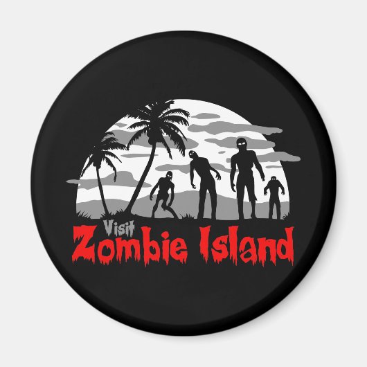 Bezoek Zombie Island Magneet (Voorkant)