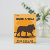 Bezoek Zuid-Afrika, Kruger National Park, Briefkaart (Staand voorkant)