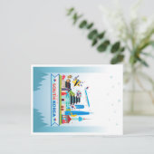 Bezoek Zuid-Korea Briefkaart (Staand voorkant)