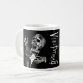 Bezoeken Comic Book Singing Skull Koffiemok (Voorkant links)