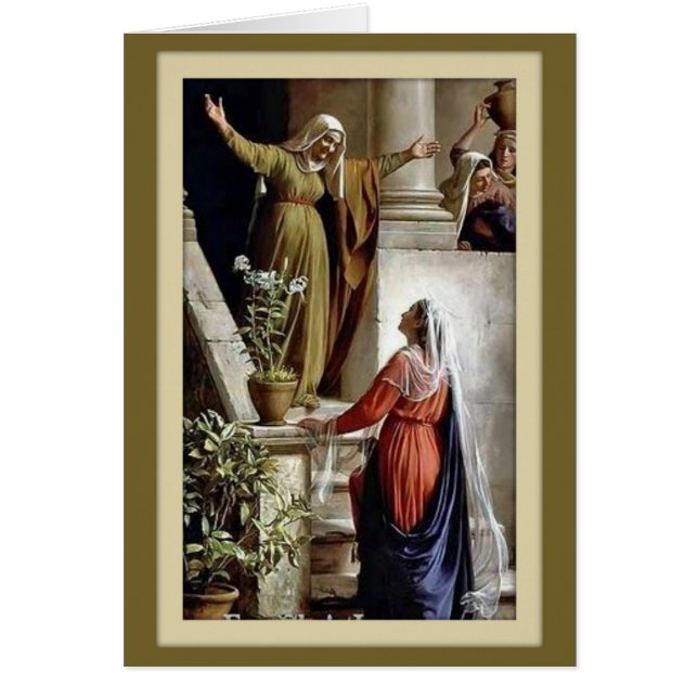 Bezoeken van de Maagd Mary St. Elizabeth (Voorkant)