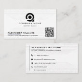 Bezoekend Software Engineer Kunstmatige Intelligen Visitekaartje (Voorkant / Achterkant)