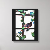 Bezoekende hond canvas afdruk (Voorkant)