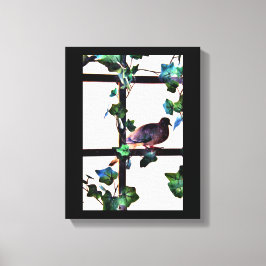 Bezoekende hond canvas afdruk