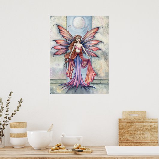 Bezoeker Fairy Poster Print door Molly Harrison (Keuken)
