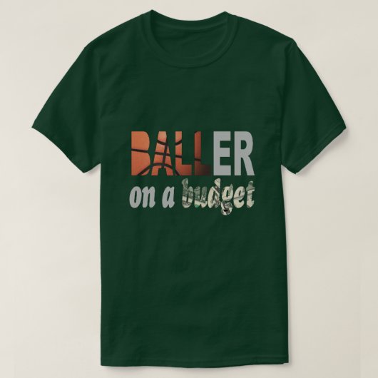 Bezoeker op een budget T-Shirt (Design voorkant)