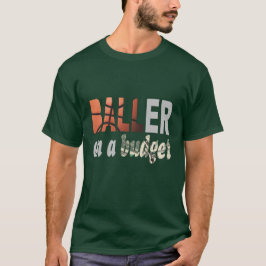 Bezoeker op een budget T-Shirt