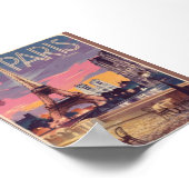 Bezoeker Parijs Poster (Hoek)