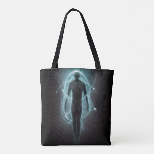 Bezoeker uit een andere dimensie tote bag (Achterkant)