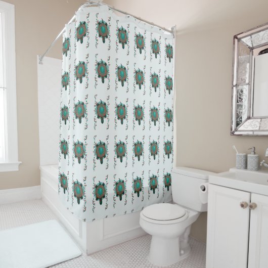 Bezoekers Anasazi Douchegordijn (In situ)