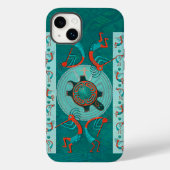 Bezoekers Anasazi Native Folk Art Case-Mate iPhone Case (Achterkant)