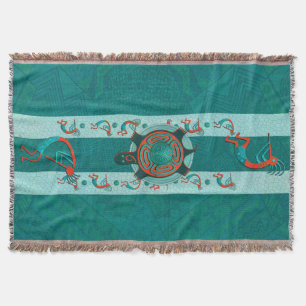 Bezoekers Anasazi Native Folk Art Deken