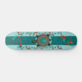 Bezoekers Anasazi Native Folk Art Skateboard (Horizontaal)