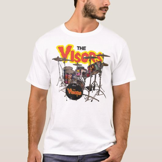 Bezoekers Brian's drum shirt (Voorkant)
