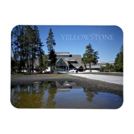 Bezoekers Centre Yellowstone National Park Wyoming Magneet