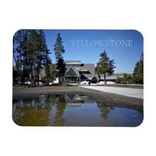 Bezoekers Centre Yellowstone National Park Wyoming Magneet