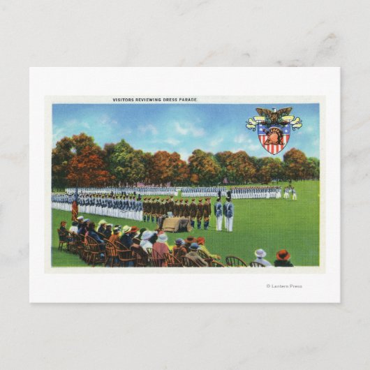 Bezoekers Een dress-parade bekijken Briefkaart (Voorkant)