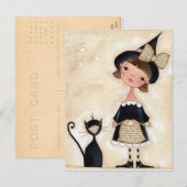 Bezoekers - het Briefkaart van de Vakantie (Voorkant / Achterkant)