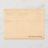 Bezoekers - het Briefkaart van de Vakantie (Achterkant)