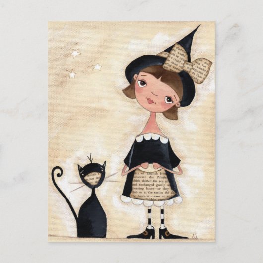 Bezoekers - het Briefkaart van de Vakantie (Voorkant)