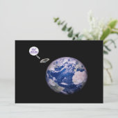 Bezoekers humoristische Kaart (Staand voorkant)