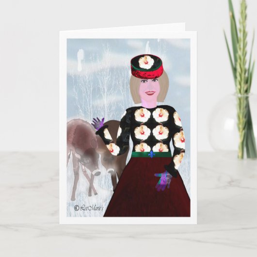 Bezoekers LeeMarie's creatieve ontwerp Kaart (Voorkant)