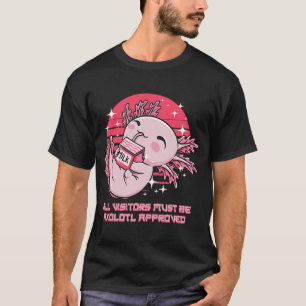 Bezoekers moeten met Axolotl zijn goedgekeurd Sala T-shirt