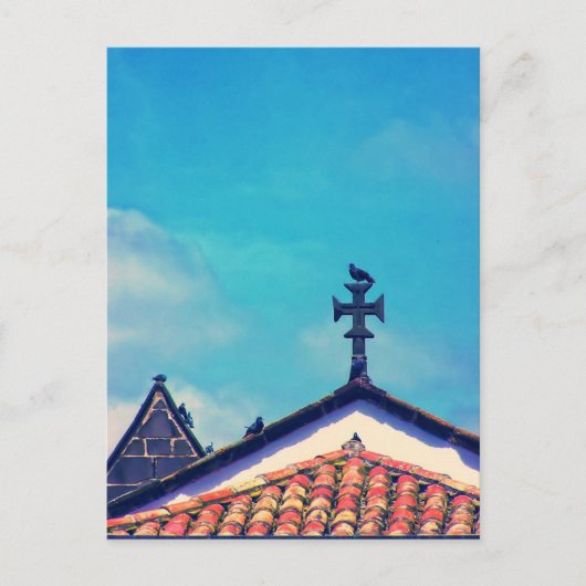 Bezoekers op het dak: Funchal, Madeira (Portugal) Briefkaart (Voorkant)