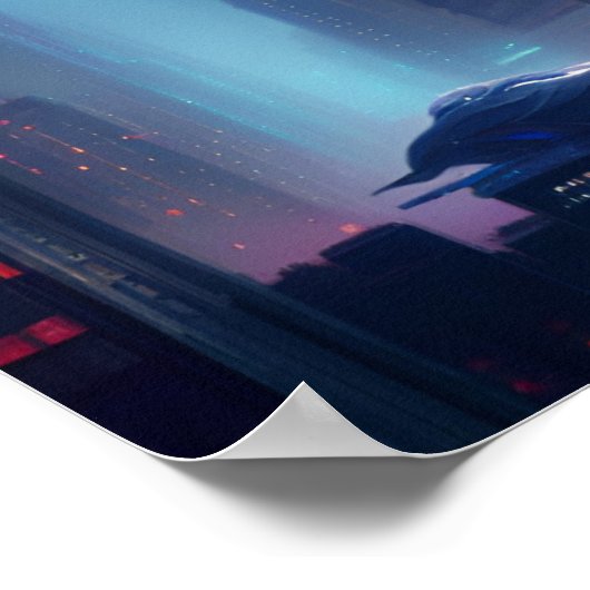 Bezoekers uit de ruimte poster (Hoek)