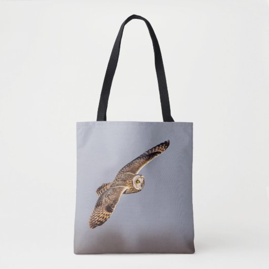 Bezoekers van de Graslanden: Velduilen Tote Bag (Voorkant)