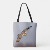 Bezoekers van de Graslanden: Velduilen Tote Bag (Achterkant)