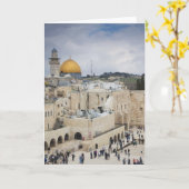 Bezoekers, Western Wall Plaza & Dome of the Rock Kaart (Gele Bloem)