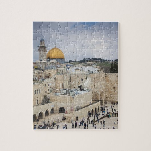 Bezoekers, Western Wall Plaza & Dome of the Rock Legpuzzel (Verticaal)