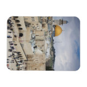 Bezoekers, Western Wall Plaza & Dome of the Rock Magneet (Horizontaal)