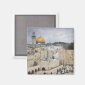 Bezoekers, Western Wall Plaza & Dome of the Rock Magneet (Voorkant / Achterkant)