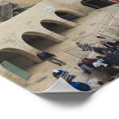 Bezoekers, Western Wall Plaza & Dome of the Rock Poster (Hoek)