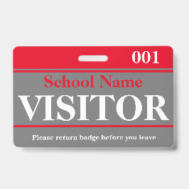 Bezoekersbadge Badge