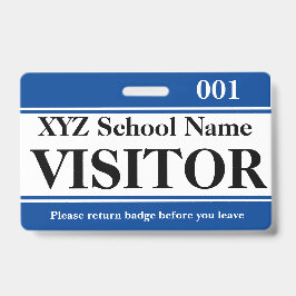 Bezoekersbadge Badge